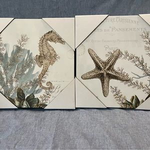 Pair of Ocean themed prints NIB